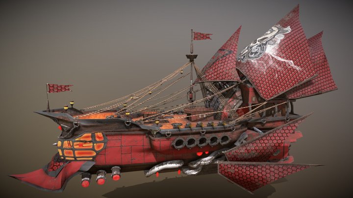 Battleship 3D Model