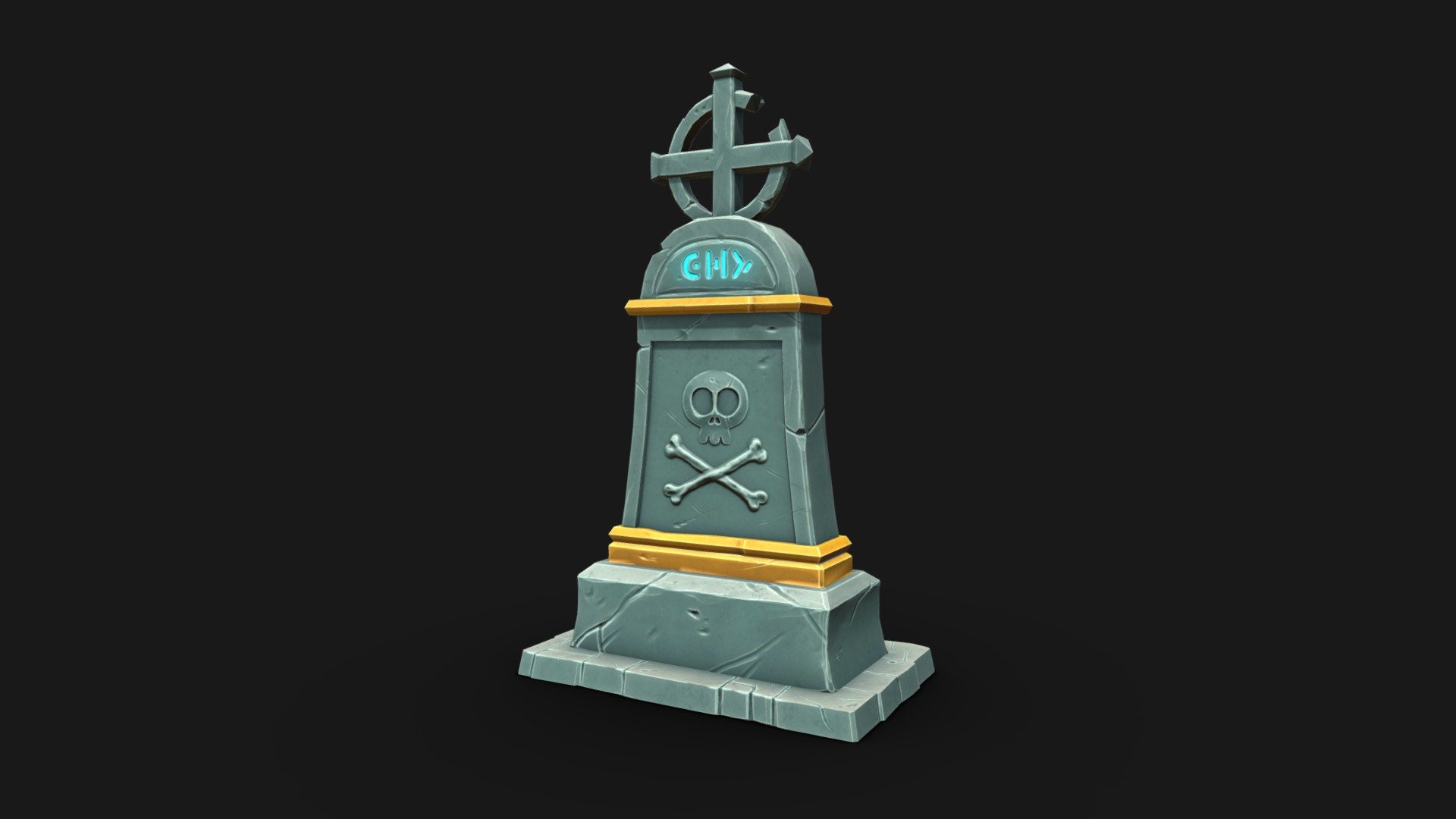 Skull Gravestone