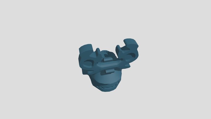 garmadon helmet 3D Model