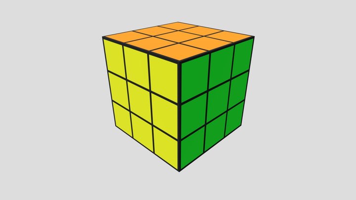 modèle 3D de Cube de Rubik animé 6x6 - TurboSquid 2081471