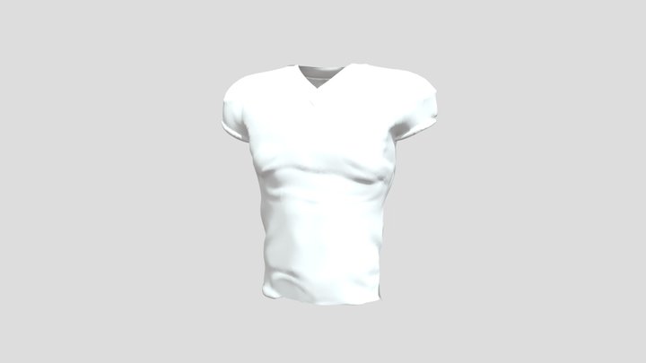 Camisa de Futebol Americano 3D Model