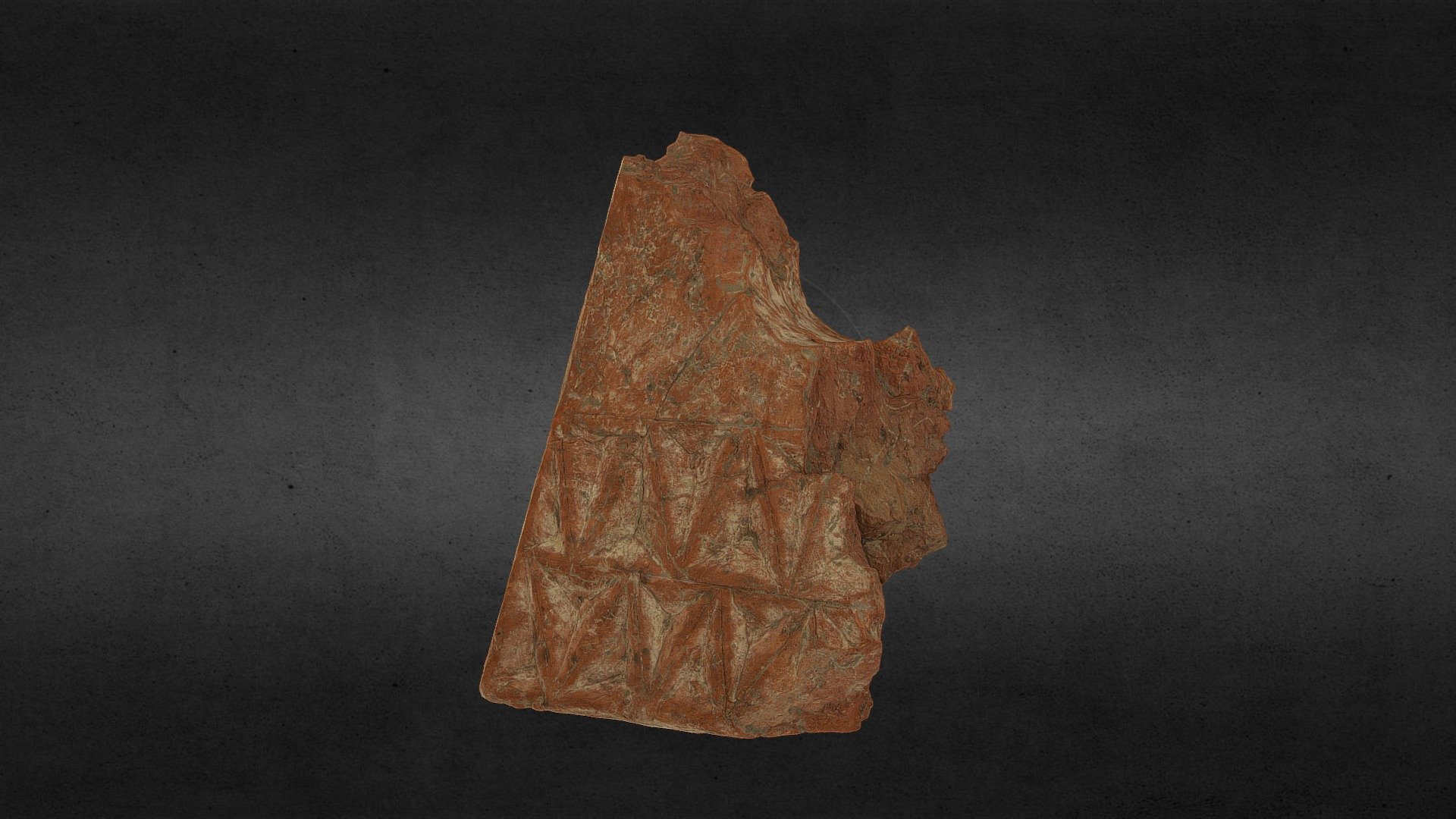 Fragment van een braadspithouder