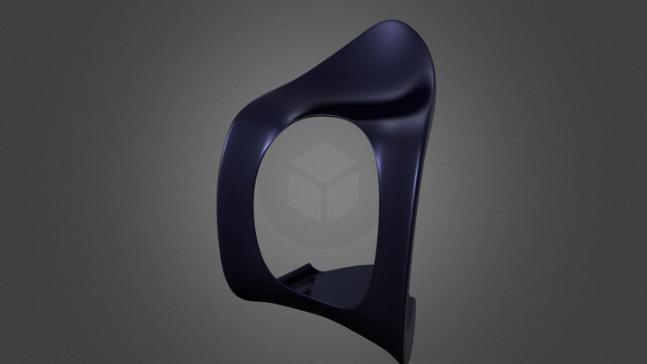 Bar stool "Alpha" inspired by Stable Diffusion 3D Model