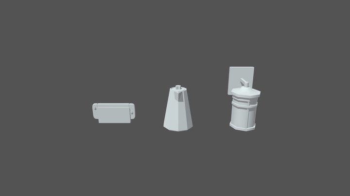 [HW XYZ School] Blocking 2 3D Model