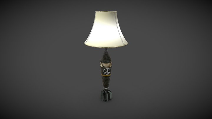 A mortar shell table light. – Modello 3D gratuito STL