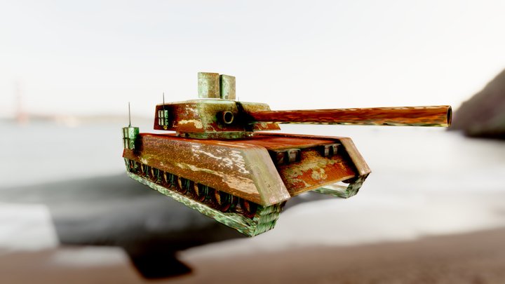 Forgotten Tank 3D Model