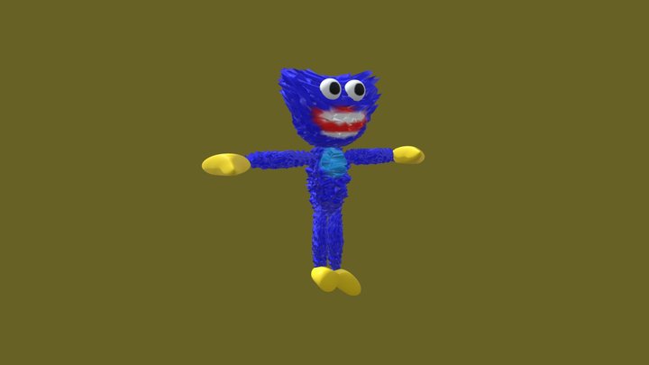 Huggy Wuggy 3D Model