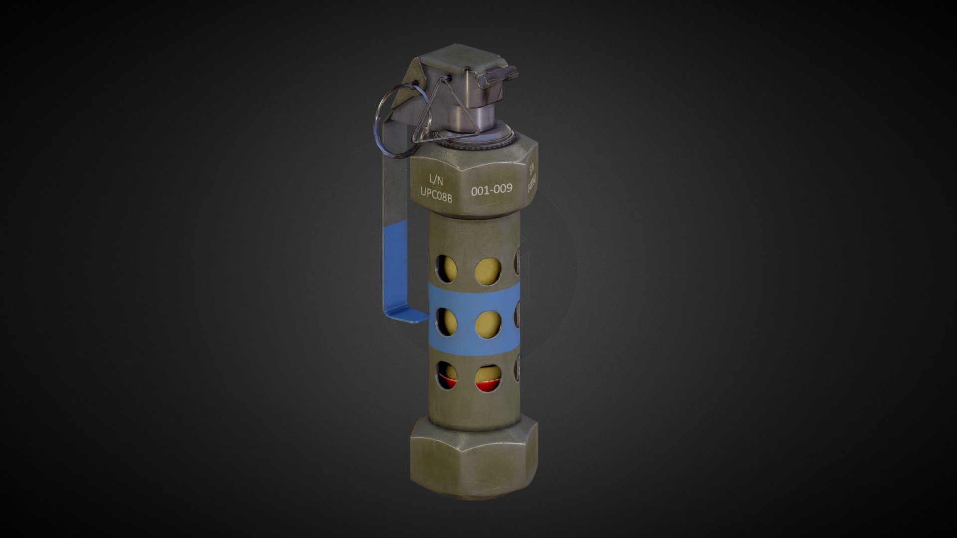 M84 Stun Grendae/Flashbang - 3D model by Connor.Evans [e8f3047] - Sketchfab