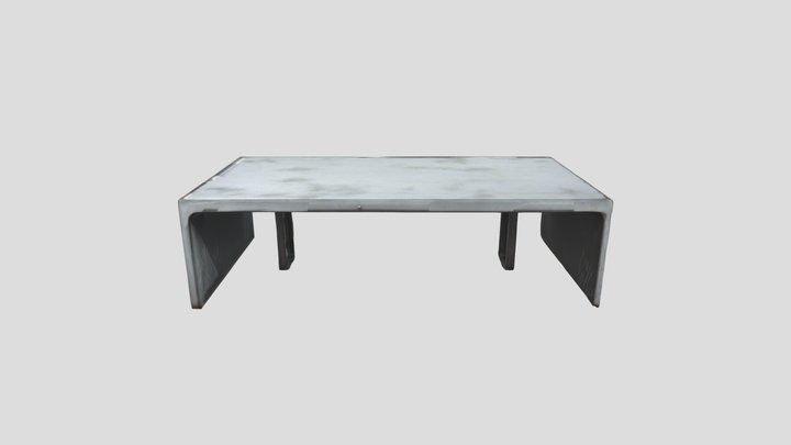 Set 2  - Interrogation Table +  Restraint Rails 3D Model