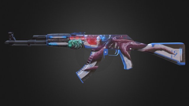 PC-CSGO | Cyberthing 3D Model
