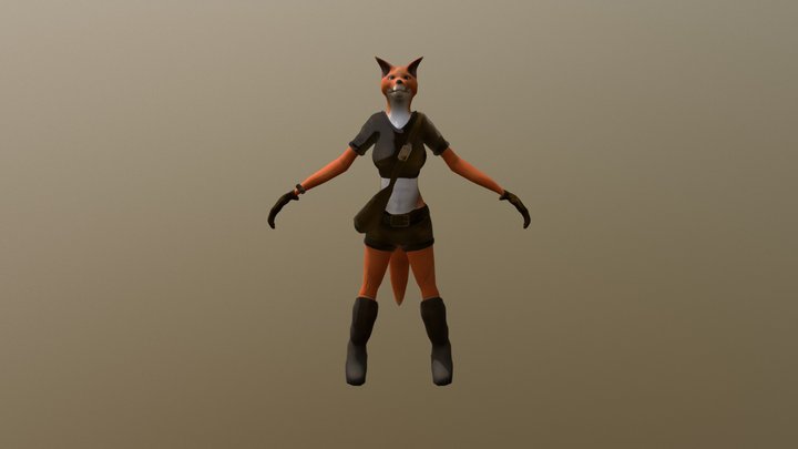 Fox 3D Model