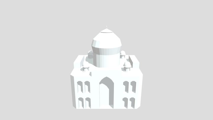 UMich EECS298 - Taj_ Mahal 3D Model