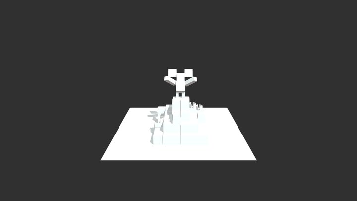 Warden and Sculk 3D Model