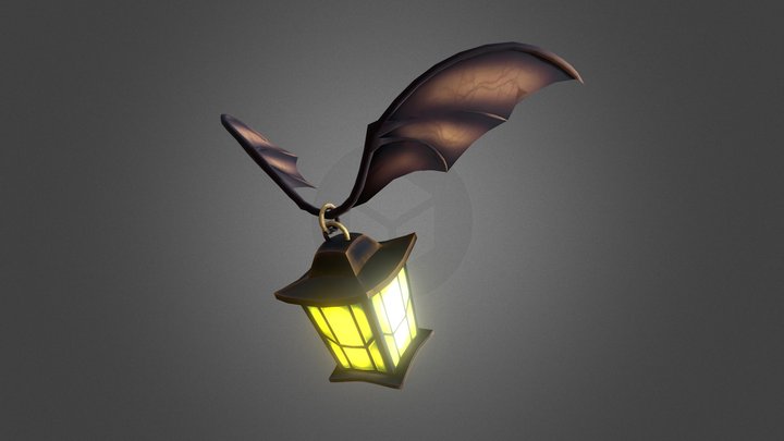 Flying flashlight 3D Model