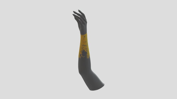 dendro refined braclet for render sketchfab 3D Model