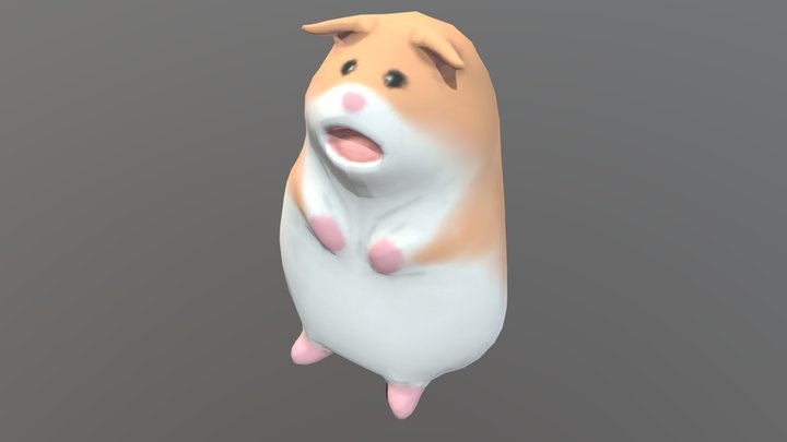 Hamster 3D Model
