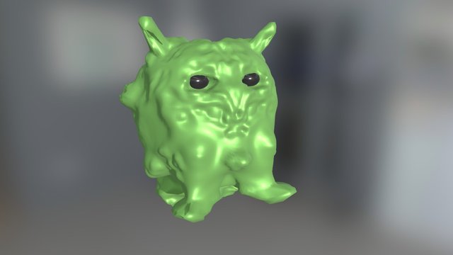 Alien Head 3D Model