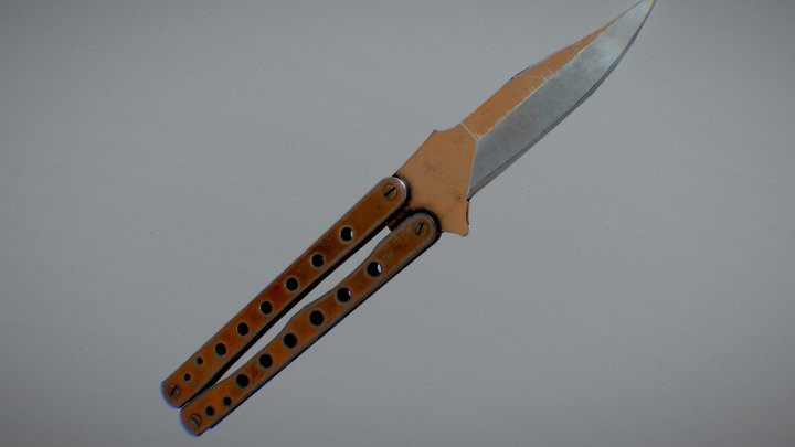 Butterfly Knife 3D Model