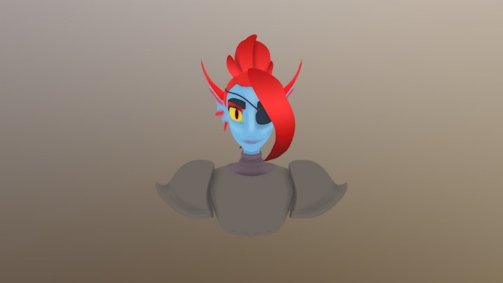 Undyne 3D Model