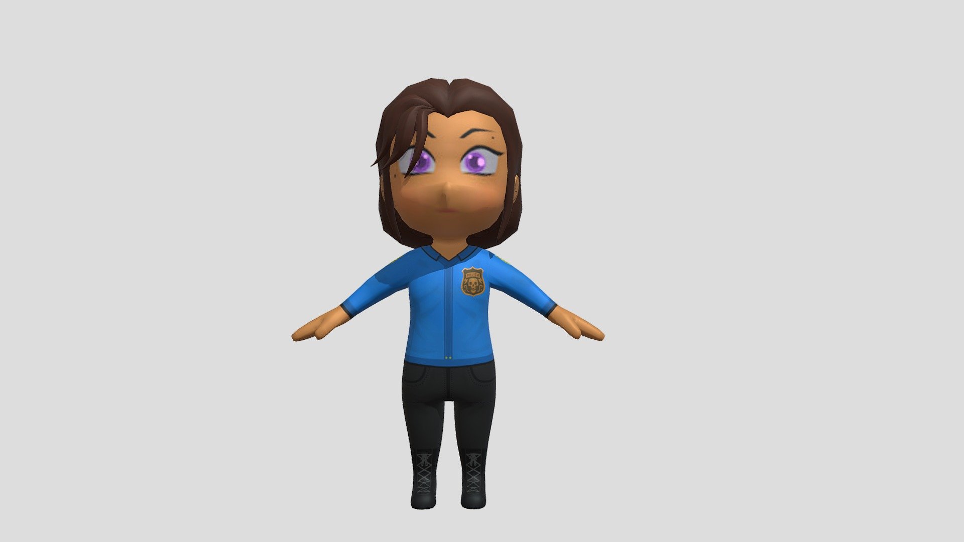 LowPoly Character - Hand Painted Exercise.