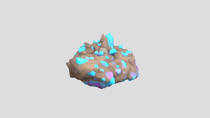 alien mineral deposit 3D Model