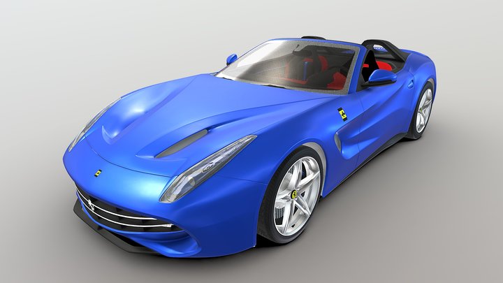 Ferrari F60 America 2014 3D model 3D Model