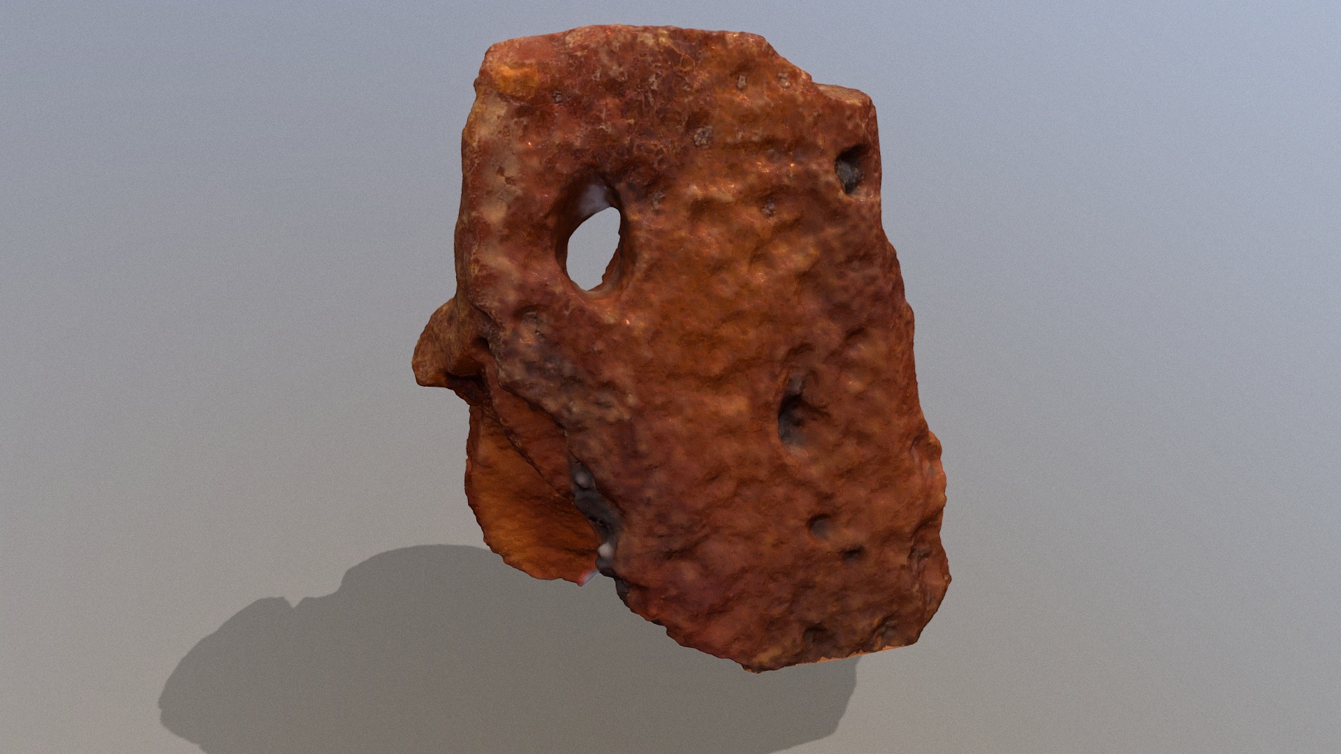 3D model Amber - This is a 3D model of the Amber. The 3D model is about a piece of rock.