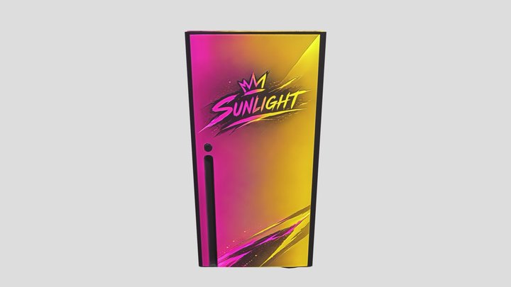 Colorful Sunlight branded beverage refrigerator