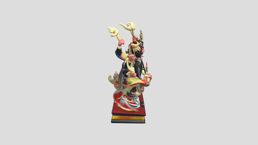 Multi-armed Deity 3d Model (1)