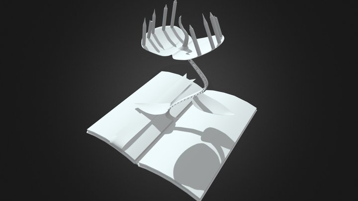"Crafted" Venus Fly Trap 3D Model