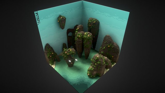 Tropic Island 3D Model