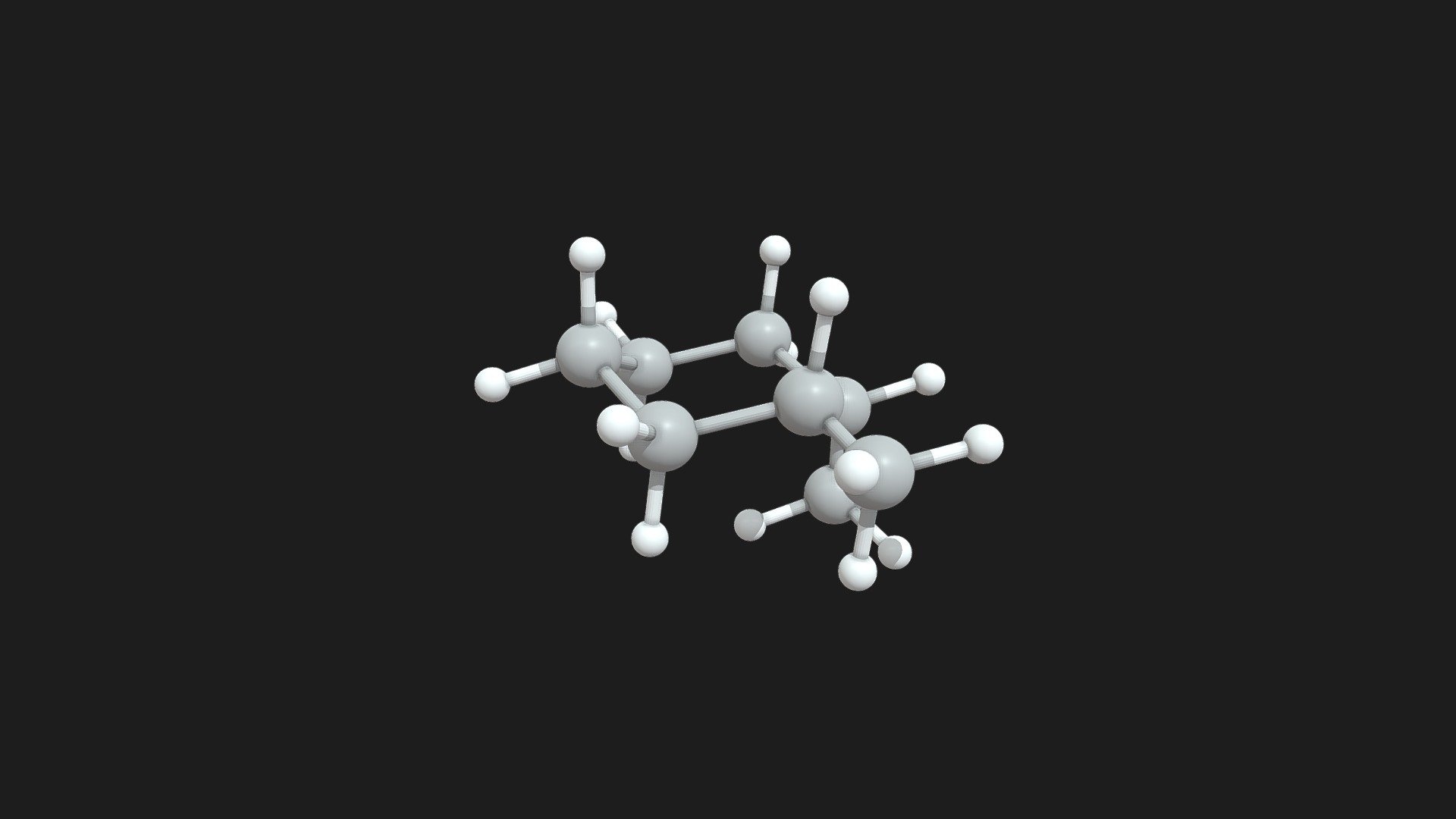 1,2-dimethylcyclohexane Inverted Chair
