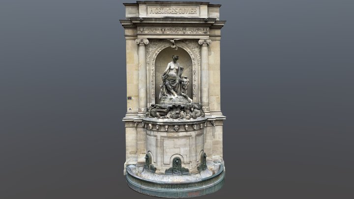 FONTAINE CUVIER 3D Model