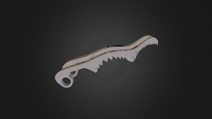 תנין - תנין 2-1 3D Model