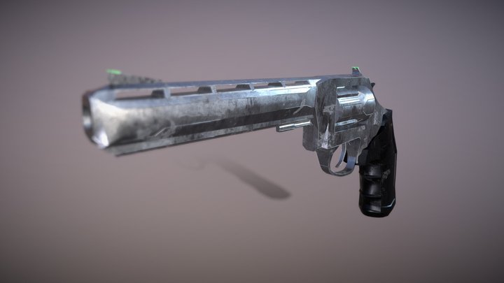 Revólver 3D Model