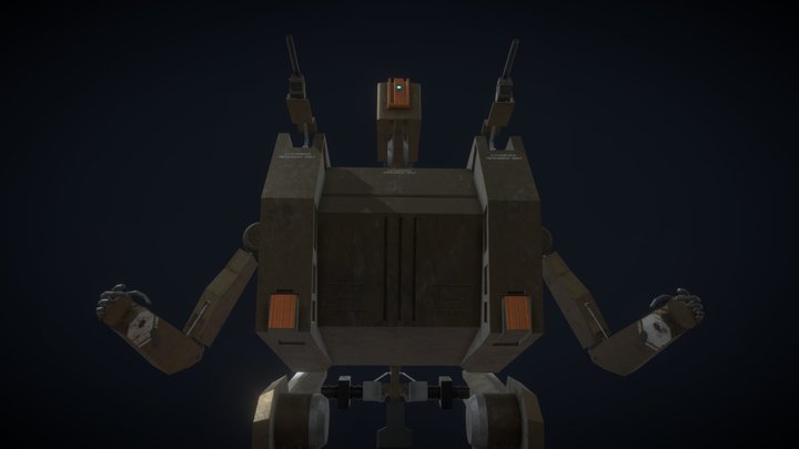 D-Walker ( Metal Gear Solid V - Phantom Pain ) 3D Model