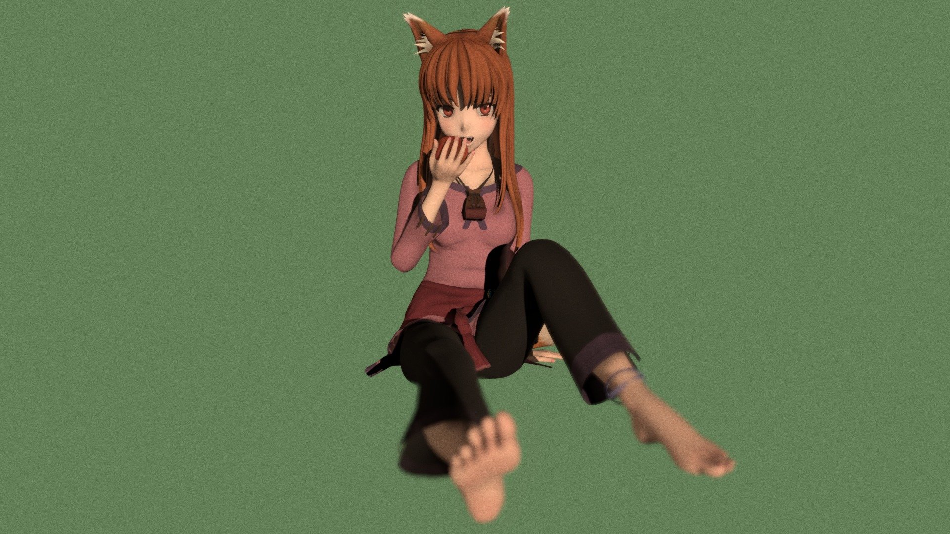 Horo 04 Buy Royalty Free 3d Model By 3d Anime Girls Collection 3d