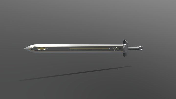 1/12 inch scale Sword A 3D Model