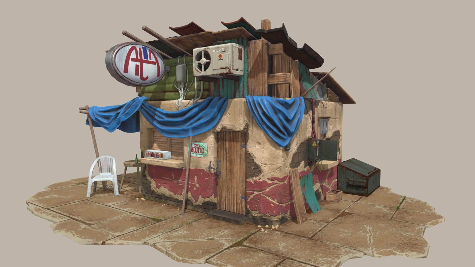 sims 4 downloadable slum house