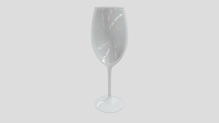 Wine Glass 3D Model