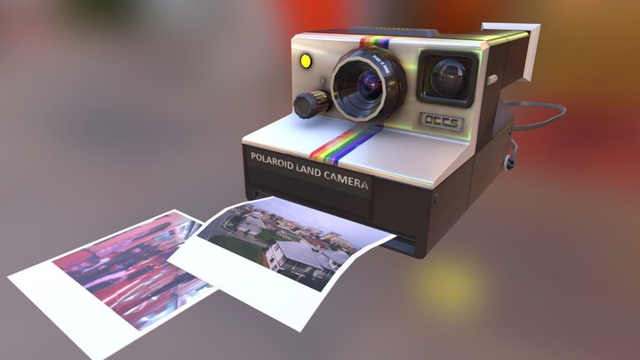 OTTS - Land Polaroid Camera 3D Model
