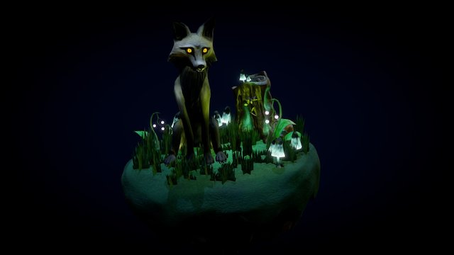 Night Fox 3D Model