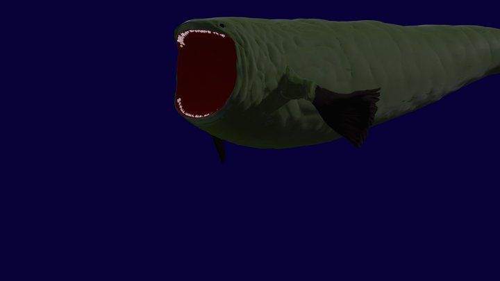 The bloop sea creature 3D Model