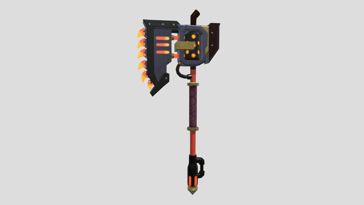 Battlecast Axe 3D Model