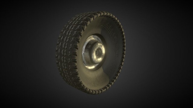 futuristic-car-substance - Wheel ONLY test 3D Model