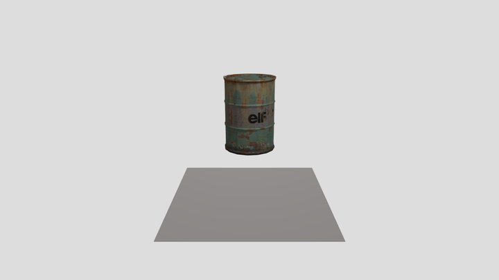 oil barrel 3D Model
