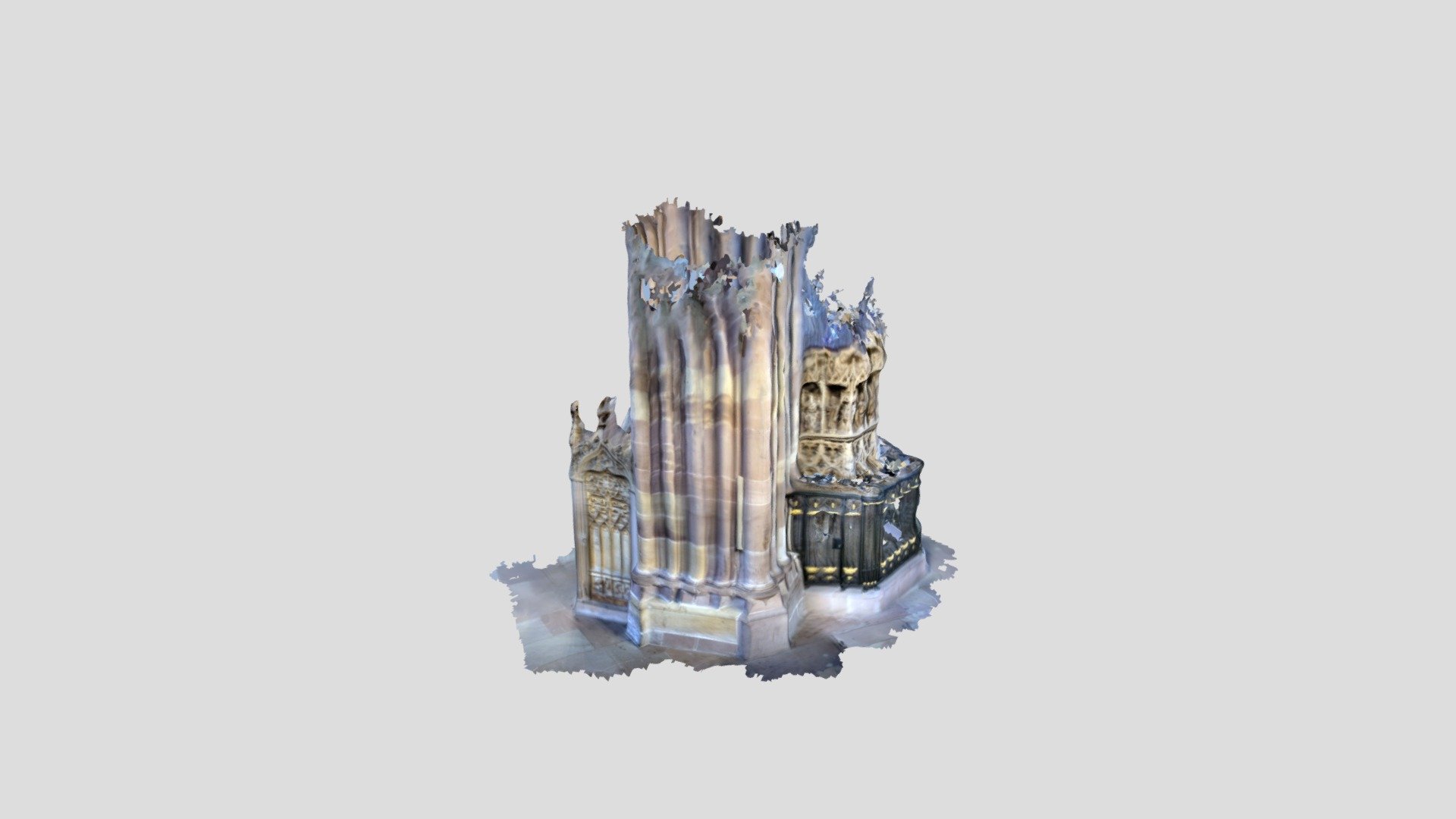 A pillar from a cathedral.