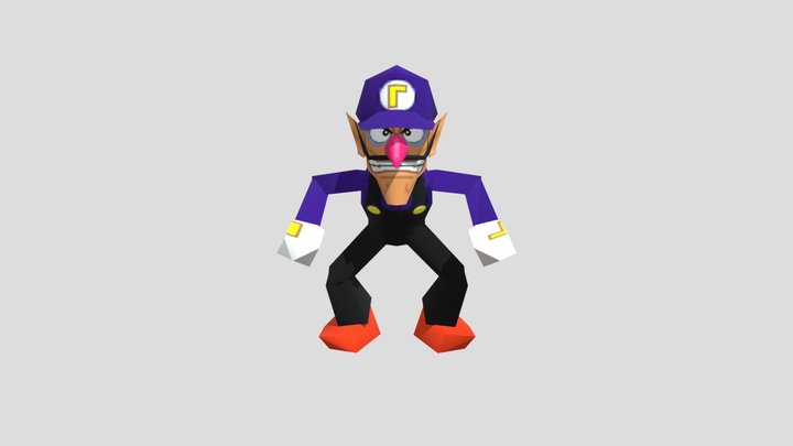 Waluigi - (Mario Party 3) 3D Model