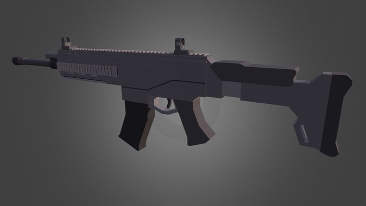 ACR (Call of Duty) - Low Details 3D Model