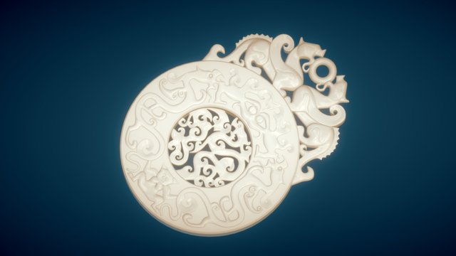 玉佩03 3D Model